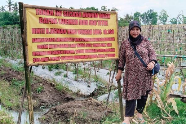 Gagal Mediasi Di Balai Desa Langkap Serta Merasa Dipermainkan Oleh Oknum Gadai Fiktif!  Keluarga Titik Irianti Menempuh Jalur Hukum Dan Pasang Papan Larangan